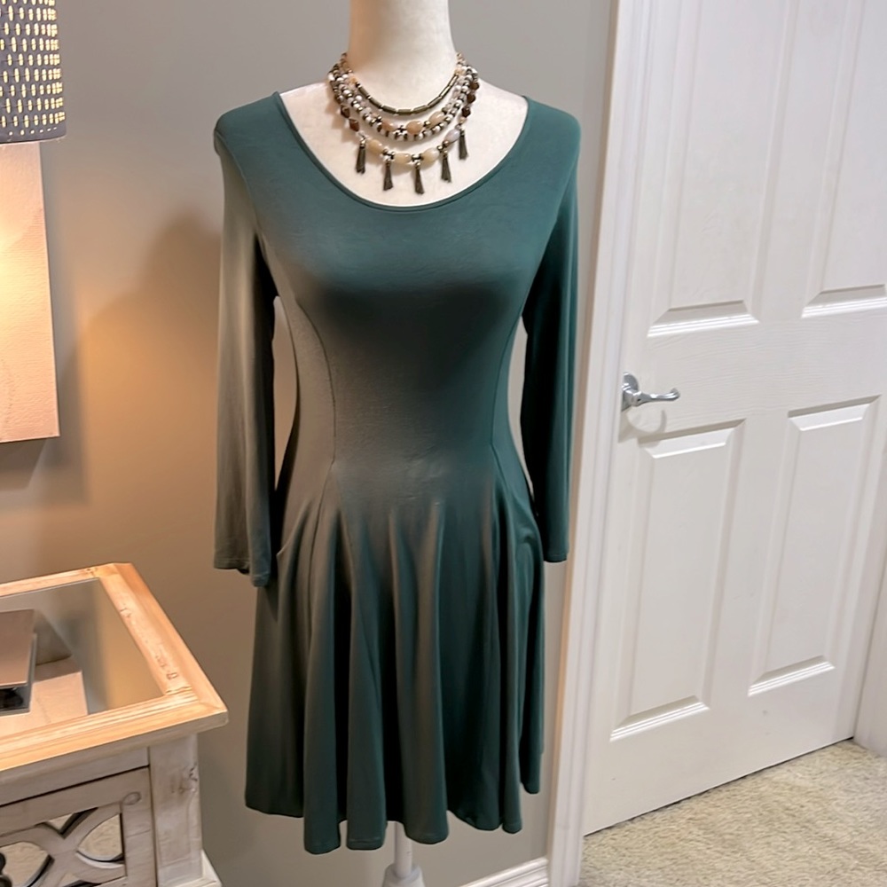 Ladies Long Sleeve Mini Dress